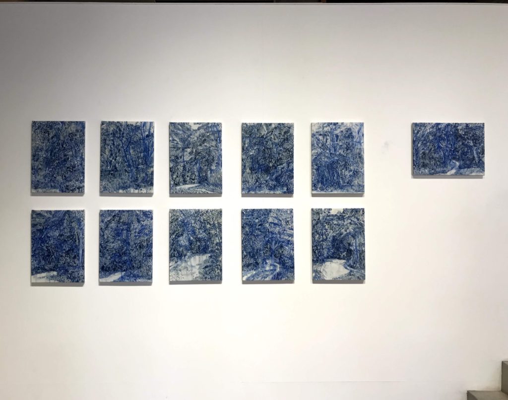 関智生展 青花 実存南画再び masayoshi suzuki gallery（愛知県岡崎市