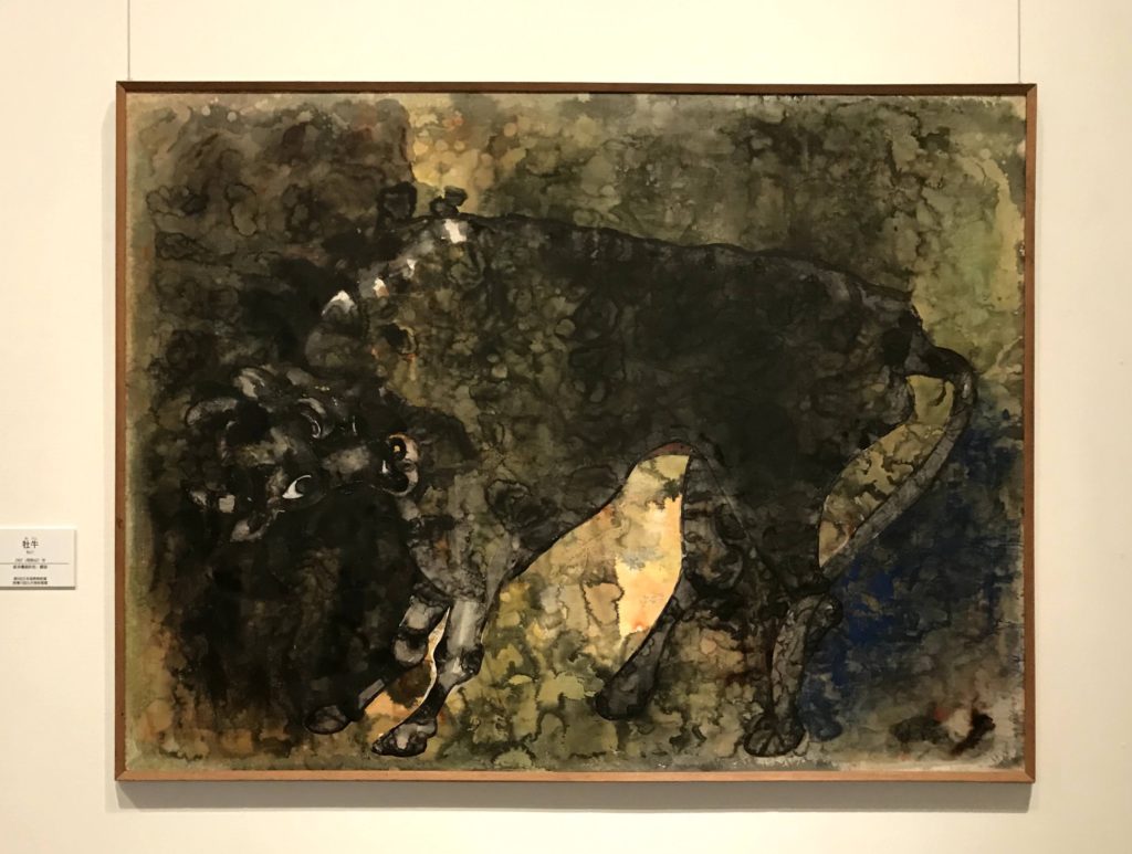 丸木位里 『あかん湖』 水墨画 - 北海道画廊