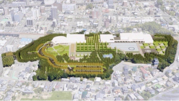 豊田市博物館 基本設計を発表 2024年春の開館 坂茂さん設計