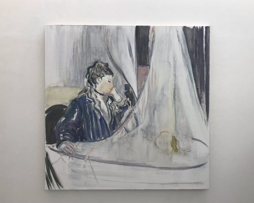 飯田美穂　image goya saturday night 油彩画　原画 飯田美穂 image goya saturday night 油彩画 原画