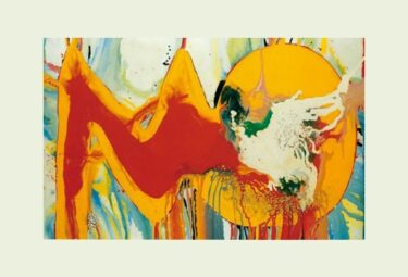 元永定正 「あかとしろからいろだまだま」アクリル画3号 具体美術協会 模写 元永 定正 「あかいいろだま」 Sadamasa Motonaga - 創業36年 美術品