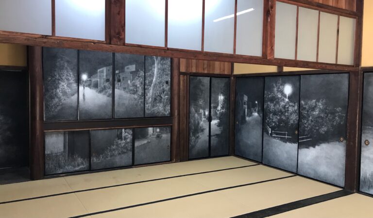 油彩画 、岬の灯台、8号、風景 西尾草峯、昭和美術会、会長