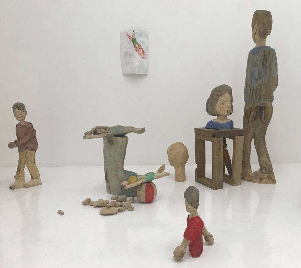 示崎マキ・森正響一「ペルソナの触覚」エビスアートラボ（名古屋）で