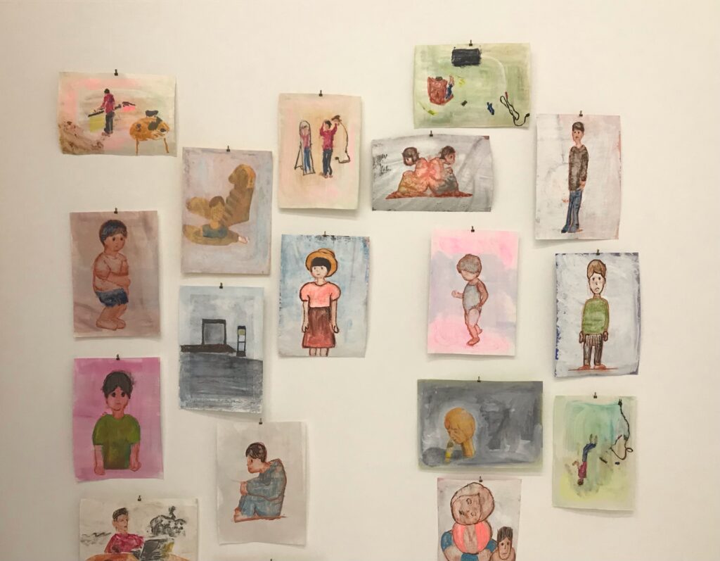 示崎マキ・森正響一「ペルソナの触覚」エビスアートラボ（名古屋）で