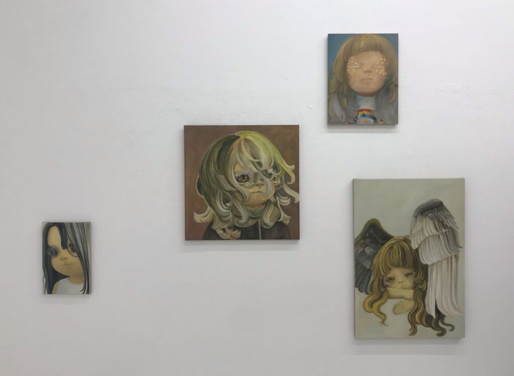 鳥本采花 Empty,and Flower エビスアートラボ（名古屋）で2024年11月7