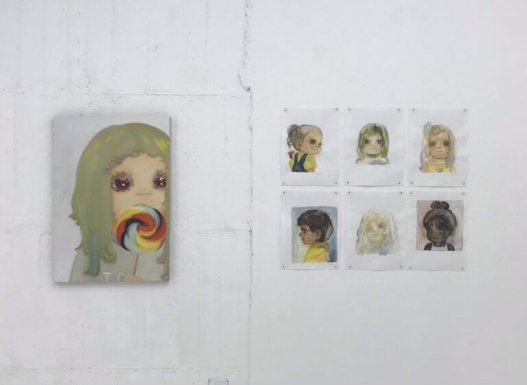 鳥本采花 Empty,and Flower エビスアートラボ（名古屋）で2024年11月7