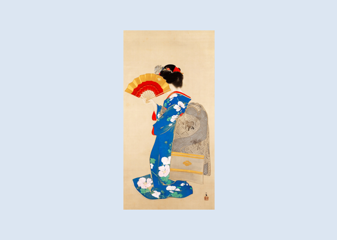 竹内栖鳳、【河口】、希少な大判額装用画集より、美品、日本人画家 m93200450340_1.jpg?1700553311