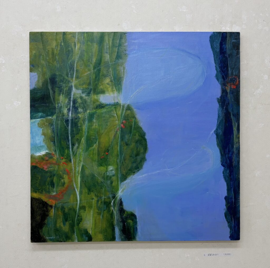 野田紗子 水墨画 額装 絵画 荻野佐和子展 ギャラリーA・C・S（名古屋）で2025年5月17-31日に開催